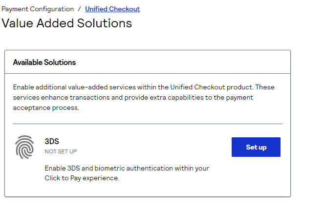 Value Added Solutions page